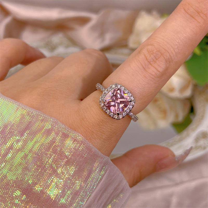 Yuan High-quality Zircon High-grade Color Retaining Open Rings
