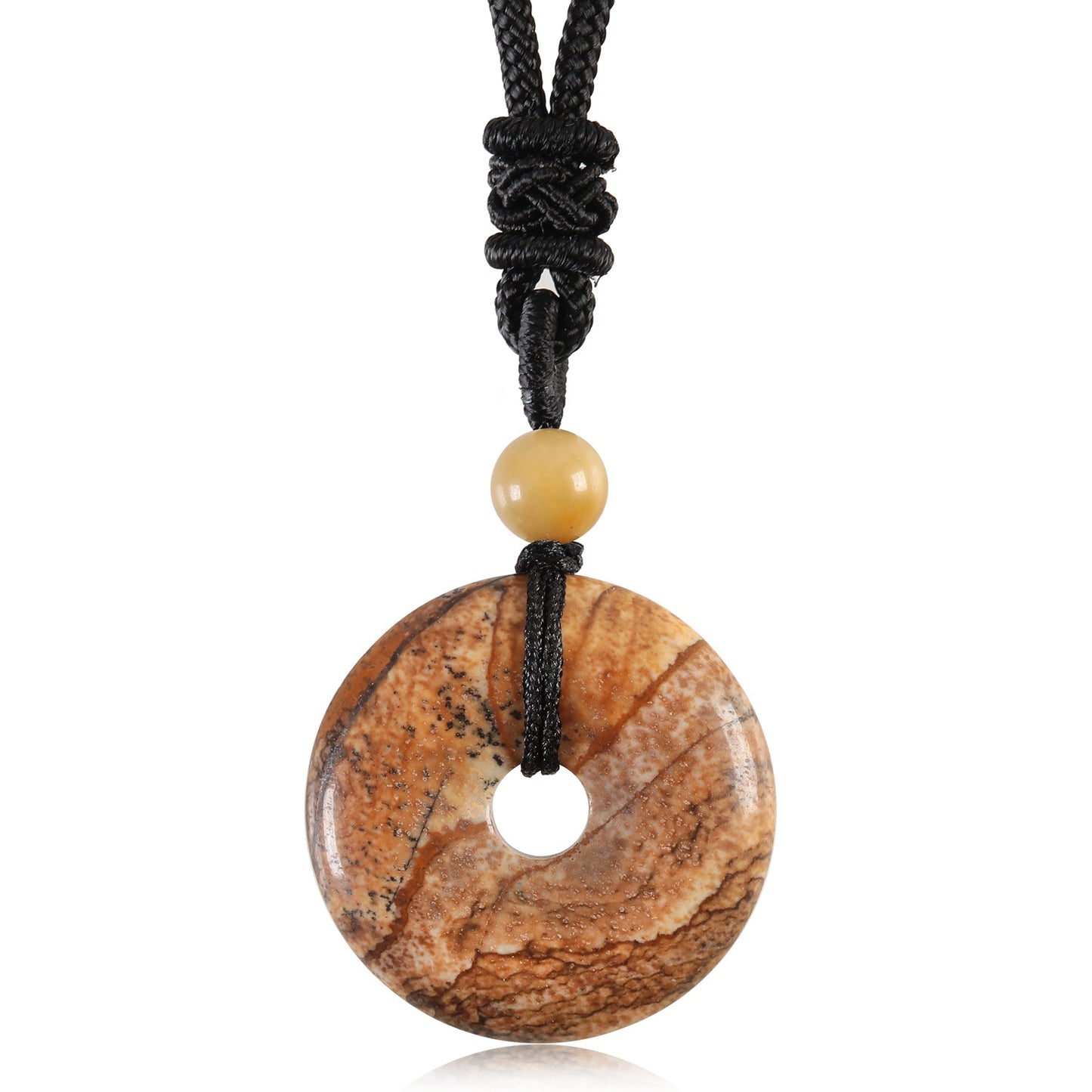 Women's & Men's Natural Crystal Jade National Fashion Peace Pendants