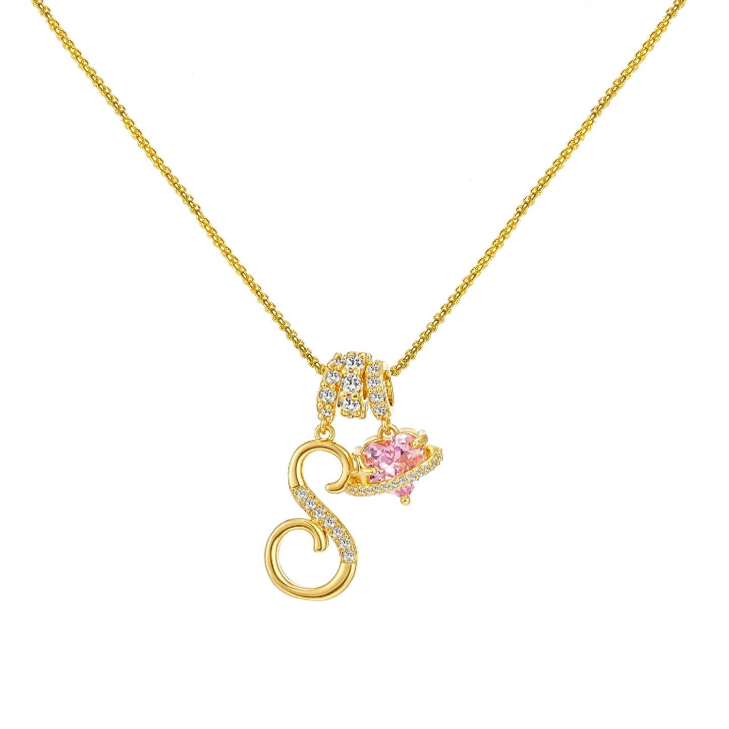 Dopamine English Letter Light Luxury Minority Necklaces
