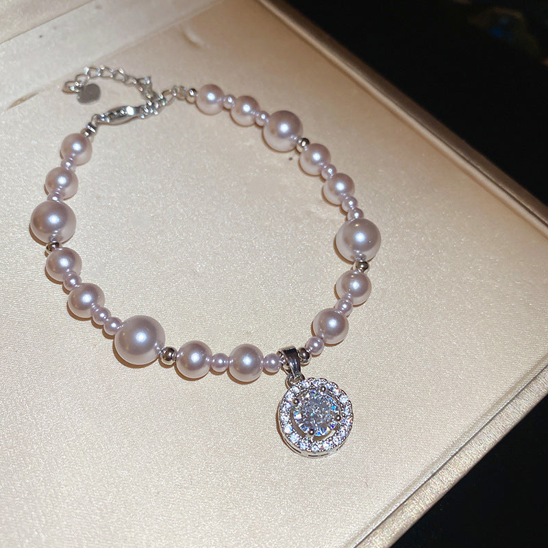 Zircon Fashionable Minimalist Wristband With Touch Of Affordable Bracelet