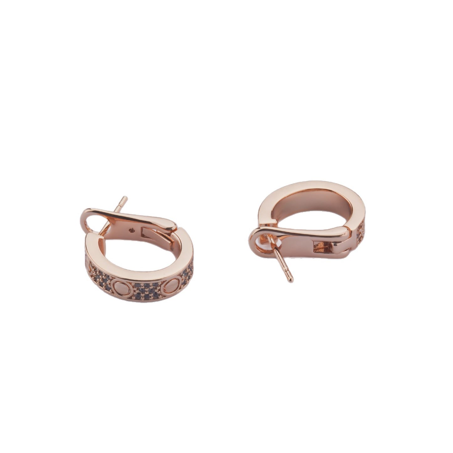 Women's High Version Diamond Shaped Ear Clip Affordable Luxury Stud Earrings