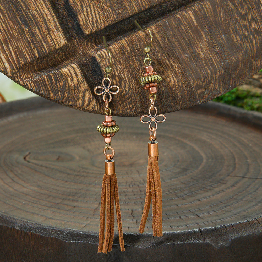 Attractive Antique Bohemian Ethnic Style Handmade Earrings