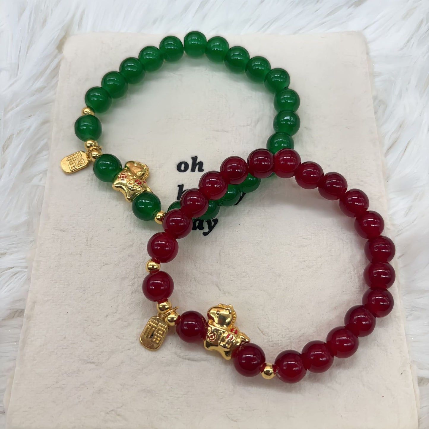 Horse Crystal String Beads Gift For Bracelets