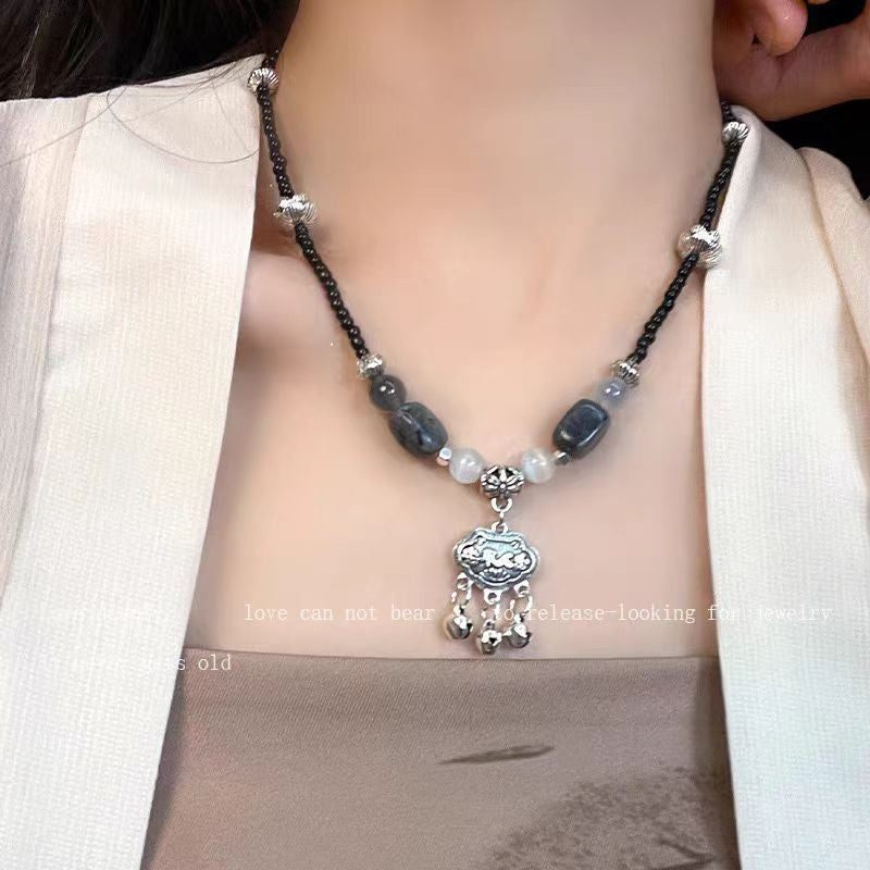 Women's Chinese Style Safety Lock Ancient High-grade Necklaces