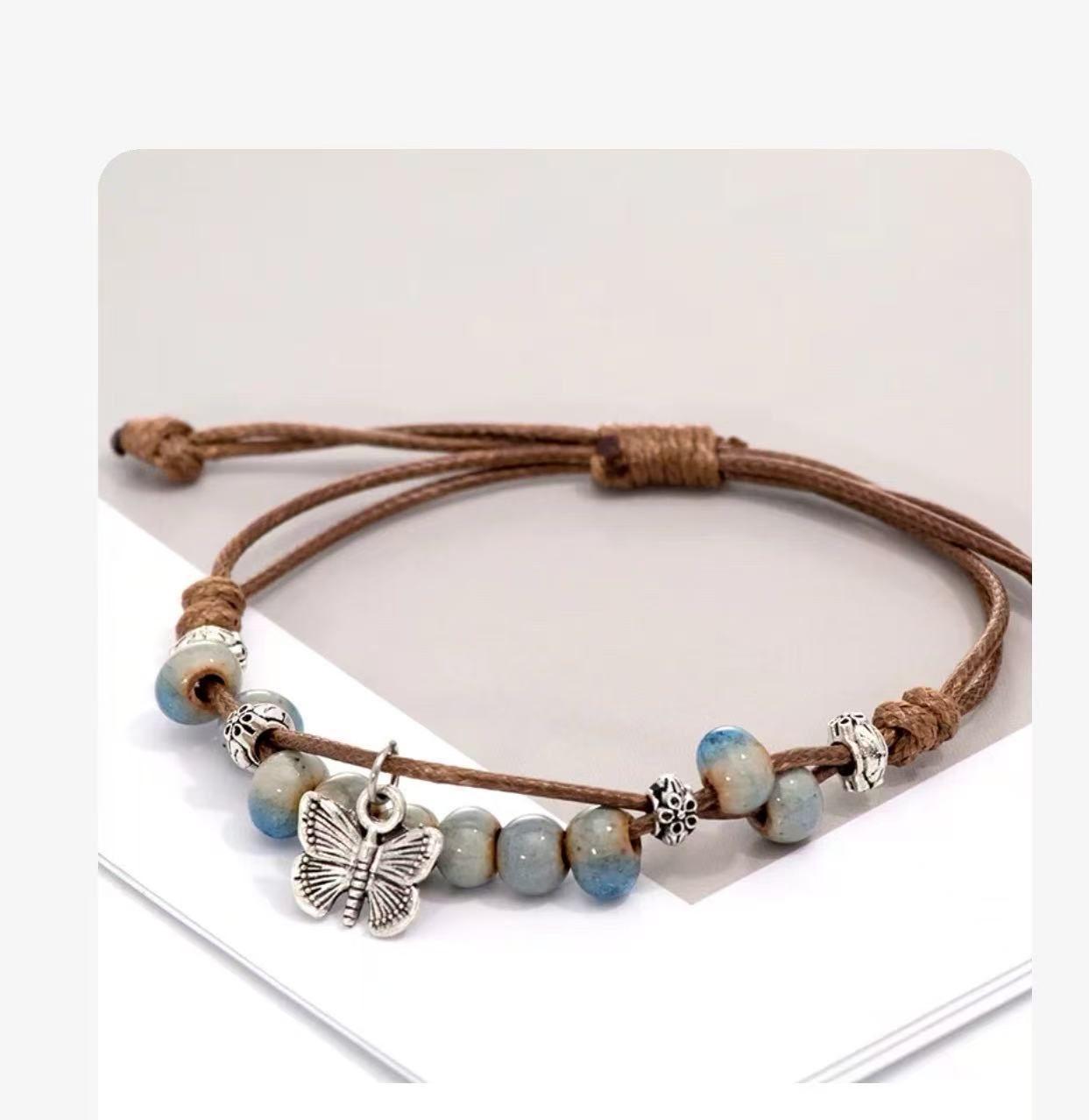 Style Beaded Weave National Female Design Ancient Cool High Bracelet