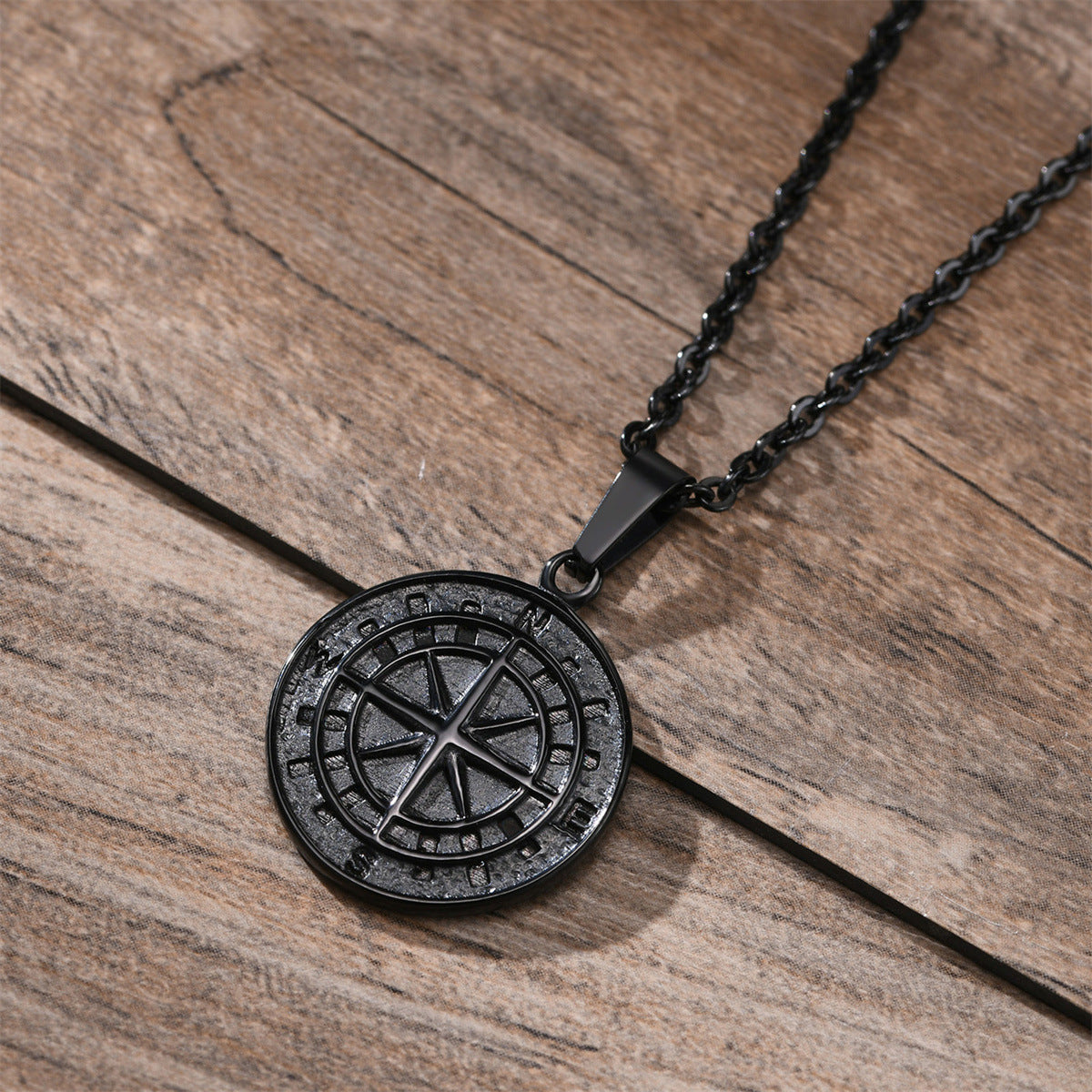 Men's Gold Coin Stainless Steel Hip Hop Necklaces