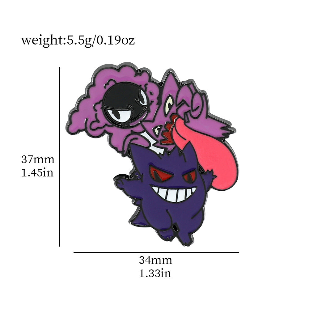 Cartoons Animation Brooch Poke Ball Badge Brooches