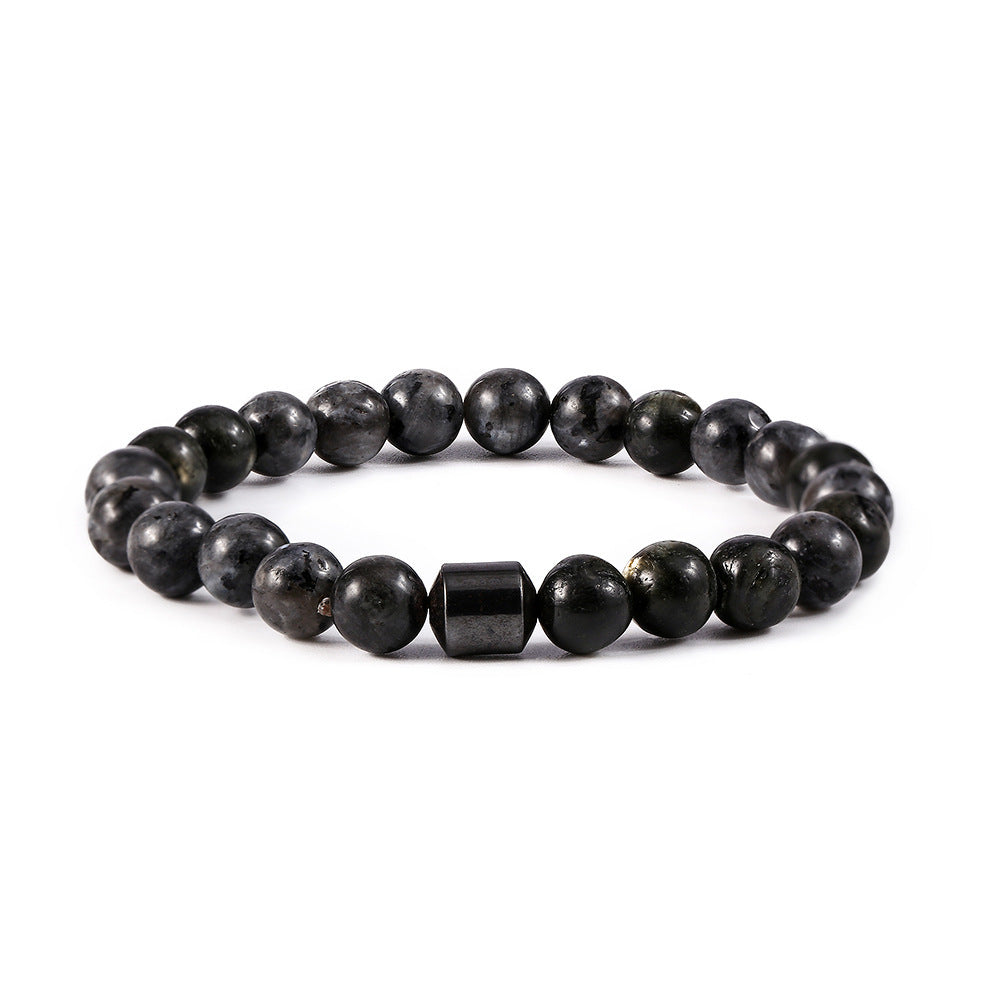 Black Stone Tiger Eye Beads Magnetic Bracelets