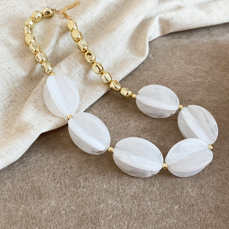 Shadow Flower Beaded Female Summer Dopamine Sweet Jewelry Set