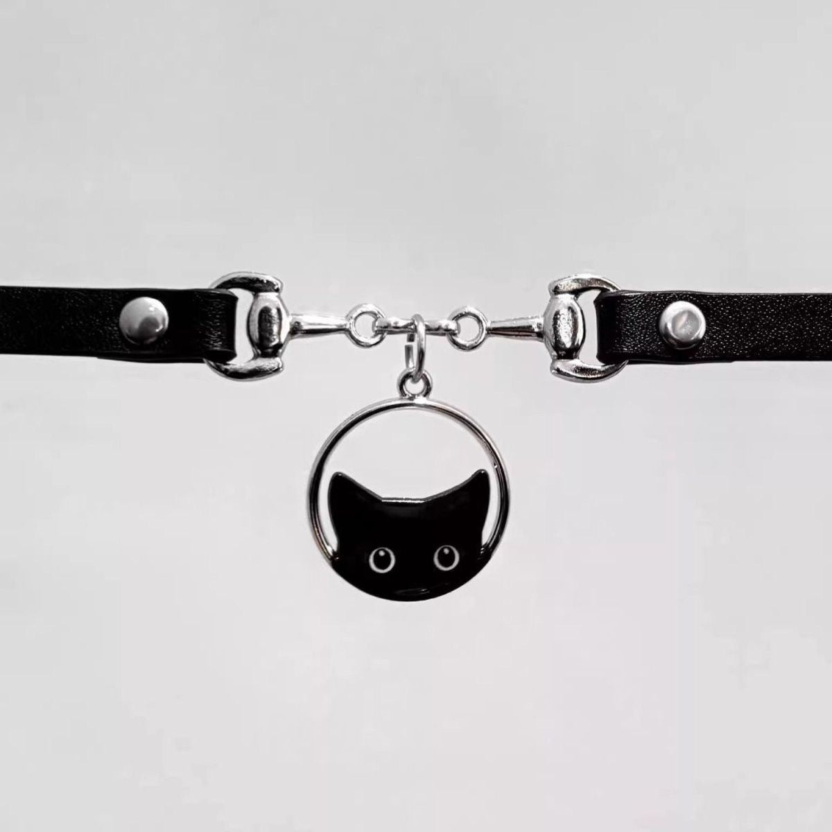 Cool Hot Style Dark Cat Niche Design Fashion Clavicle Necklaces