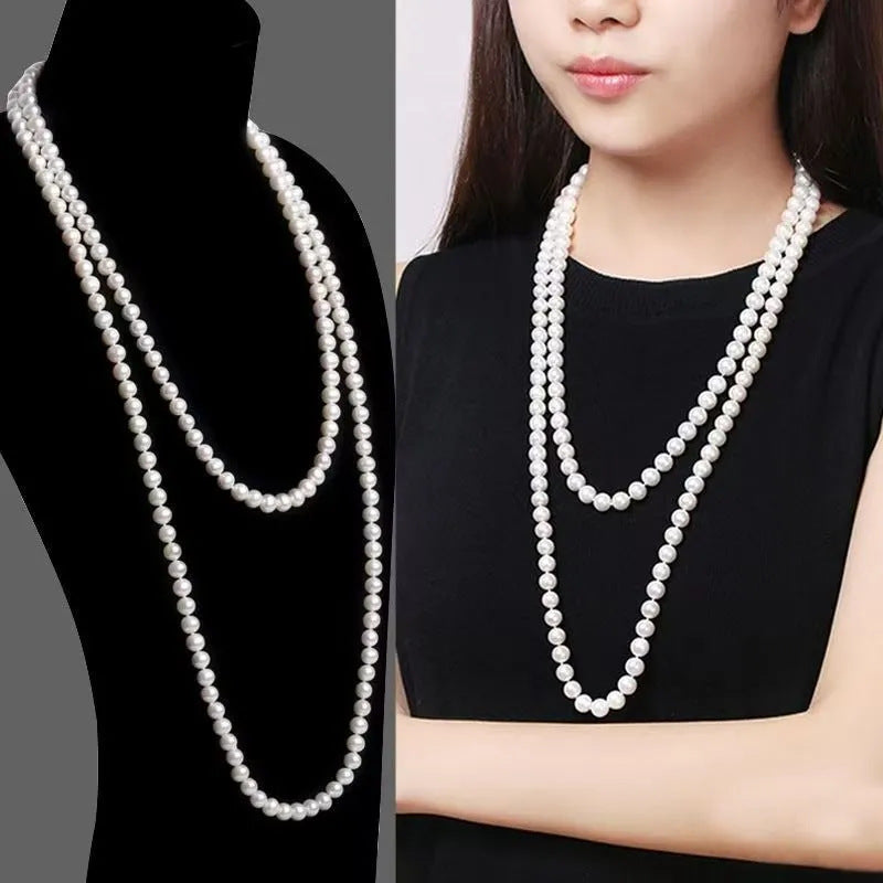 Long Cheongsam Fashion Super Cm Temperament Multiple Necklaces