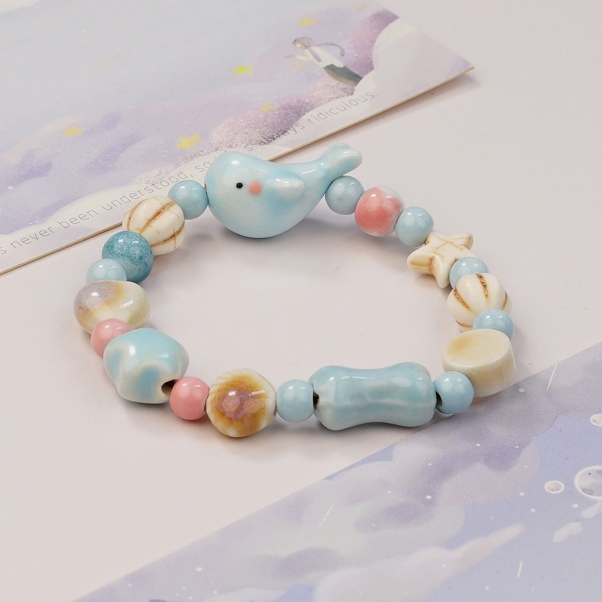 Ceramic Design High-grade Female Sweet Travel Simple Fresh Bracelet