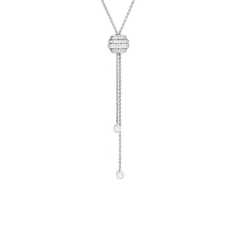 Good Luck Comes Light Luxury Advanced Adjustable Tassel Clavicle Chain Necklaces