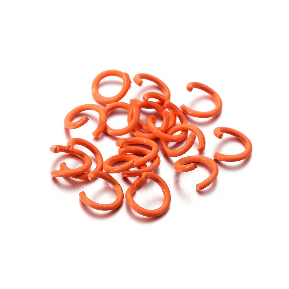 Single Circle Paint Color Broken Small Hoop Jewelry Accessories