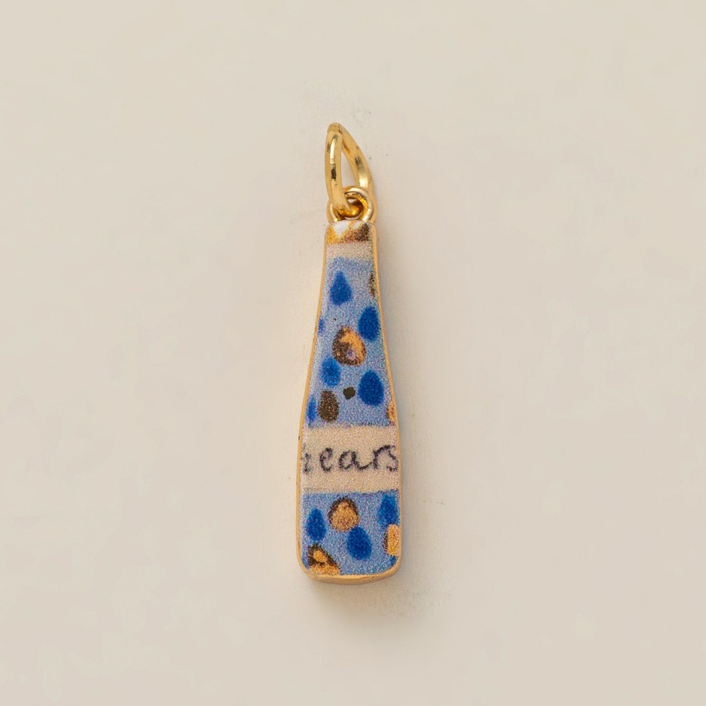Painted Flower Boots Love Eyes Bottle Pendants