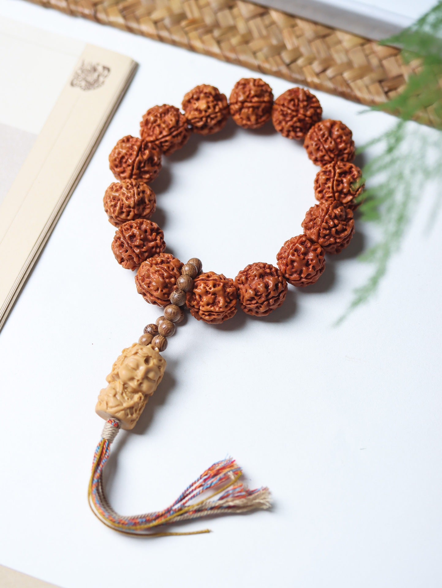 Bodhi Hand Toy Beads Man Pair Circle Crafts Bracelet