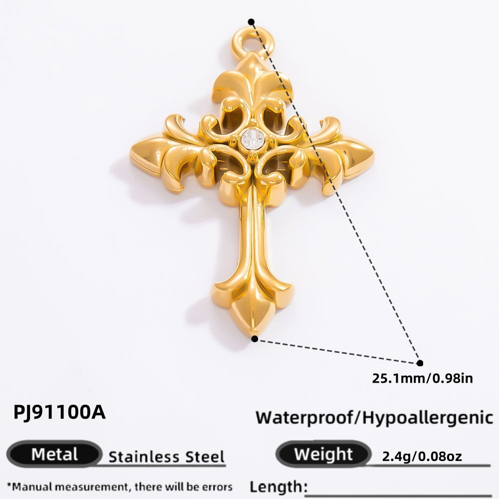 Classy Stylish Stainless Steel Gold-plated Design Jewelry Accessories