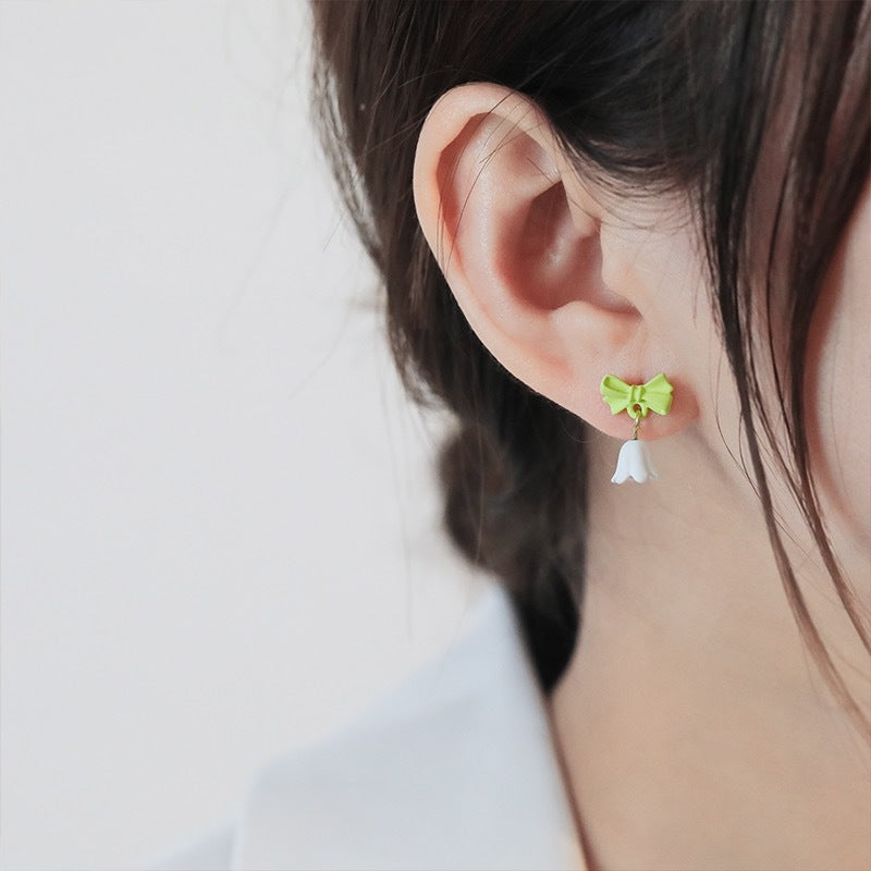 Needle Small Ear Female Cute Sweet Earrings