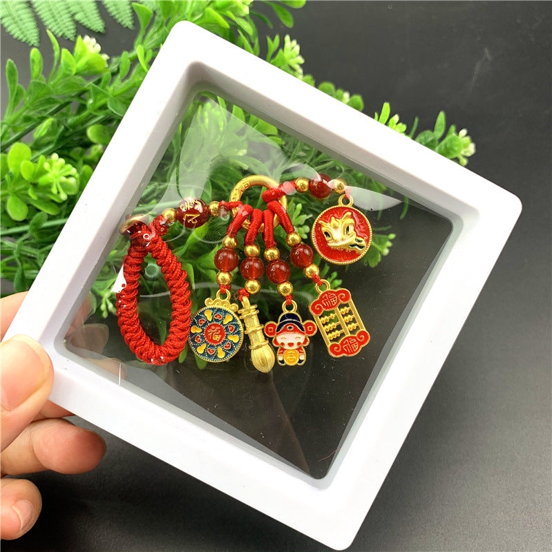 Copper Couple National Fashion Enamel Dripping Oil Hanging Ornaments