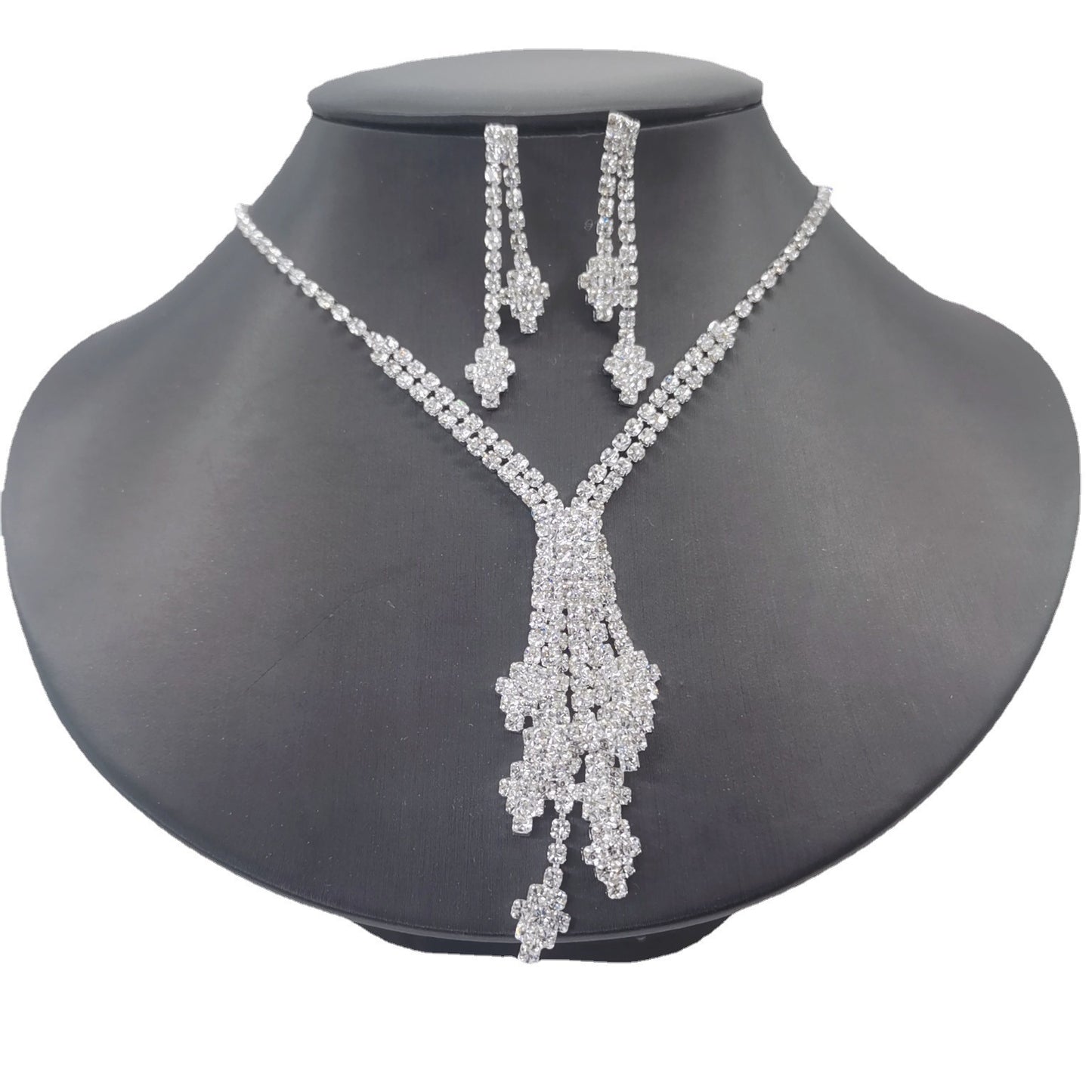 Classic Stylish Bridal Three-piece Fashion Tassel Necklaces