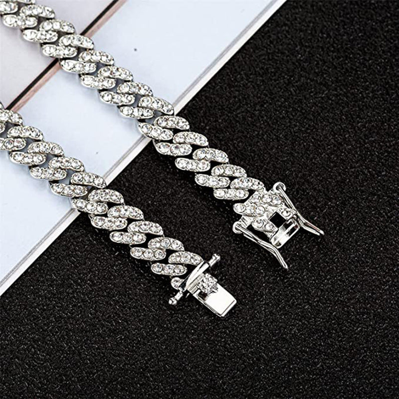 Women's & Men's Cuban For Trendy Hip Hop Fashion Clavicle Necklace