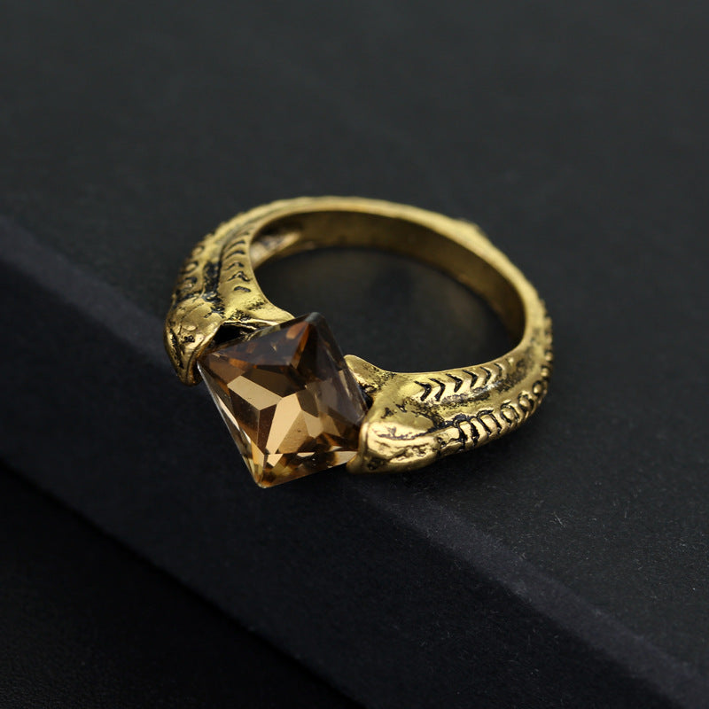 Magic Academy Resurrection Stone Deathly Hallows Ring