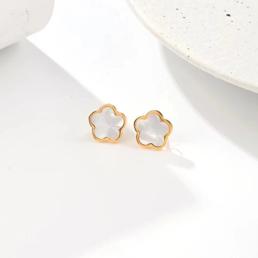 Fritillary Parthenocissus Grass Flower Collarbone Ear Color Retaining Rings