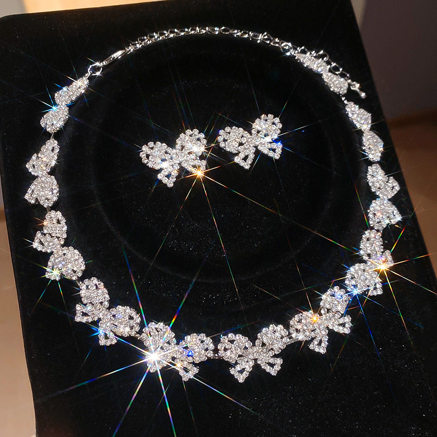 Women's Exquisite Clavicle Chain Light Luxury High-grade Earrings