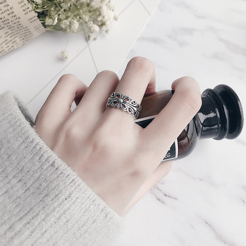 Women's Sweet Key Love Simple Fashion Design Sense Rings