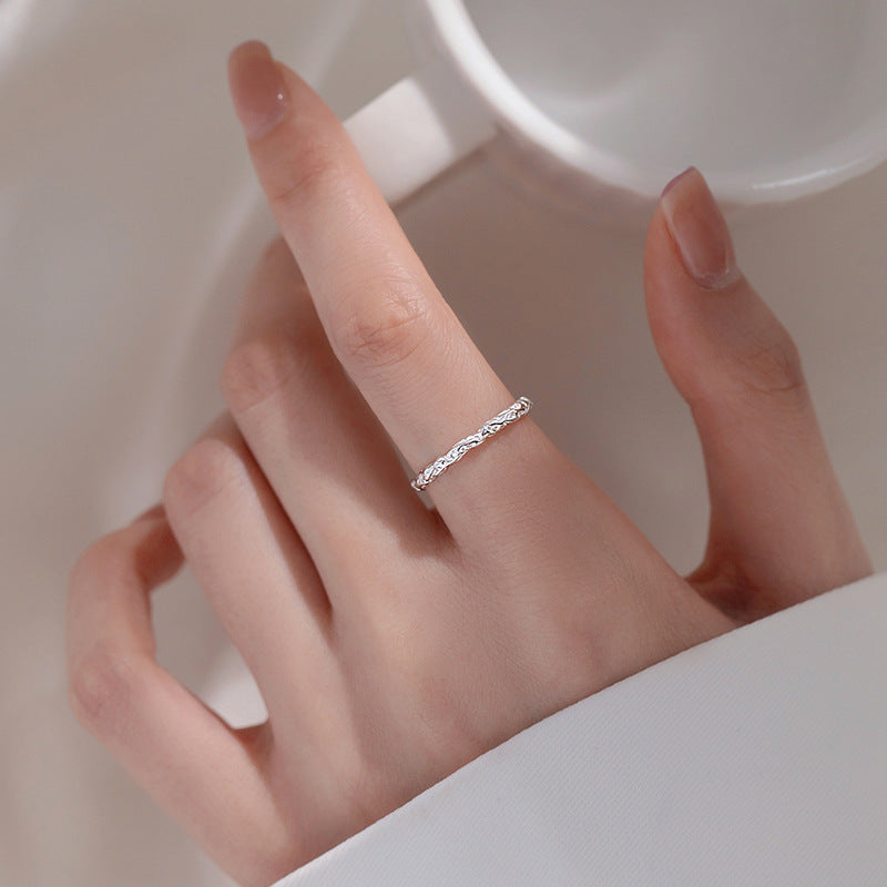 Women's Index Finger Affordable Luxury Fashion Little Niche Design Couple Open Ring