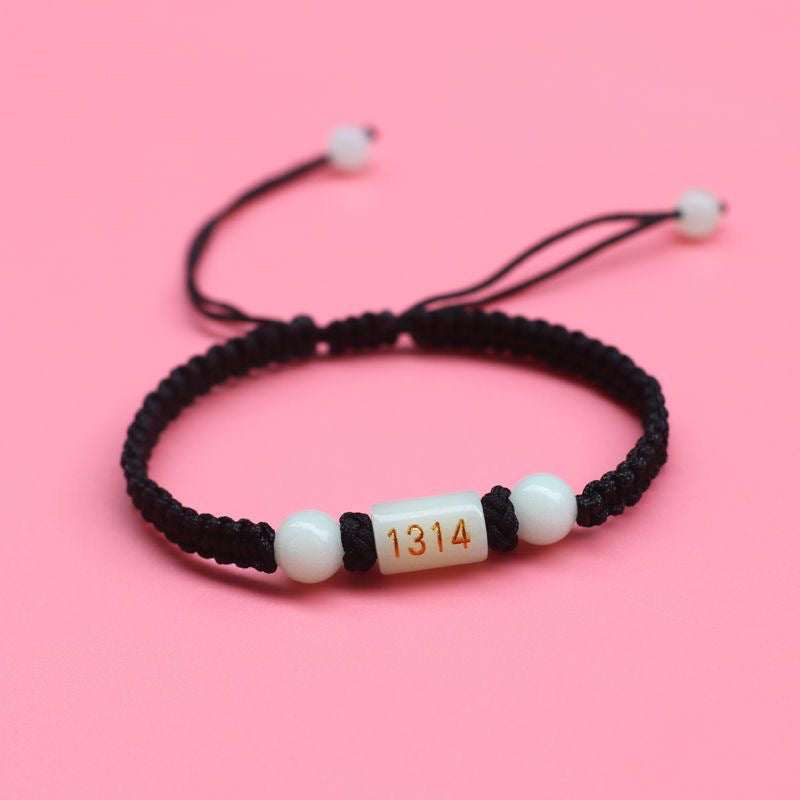 Women's & Men's Luminous Couple Woven Carrying Strap Red Rope Commemorative Girlfriend Bracelet