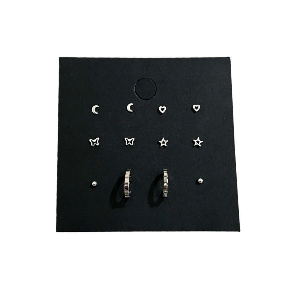 Style Circle Niche Design Ear Bone Stud Earrings
