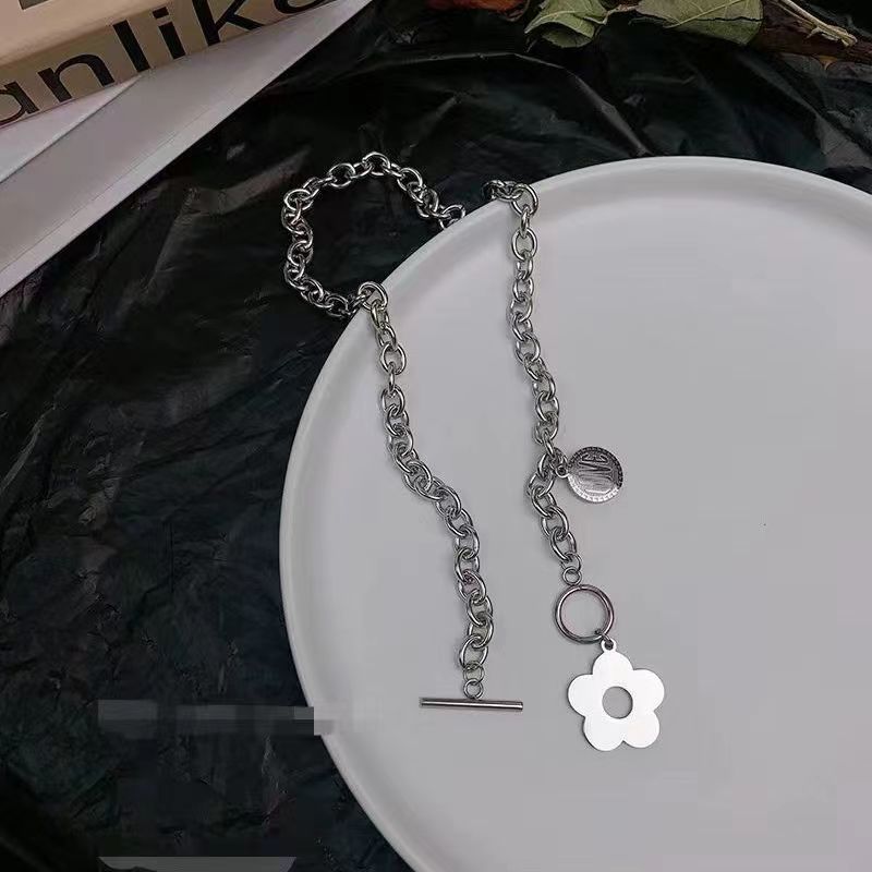 Children's Square Plate Female Trendy Cool Handsome Male Unique Necklaces