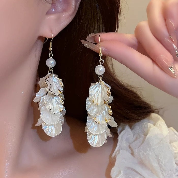 Tassel Light Luxury Fairy Eardrops Ear Hooks French Style Earrings