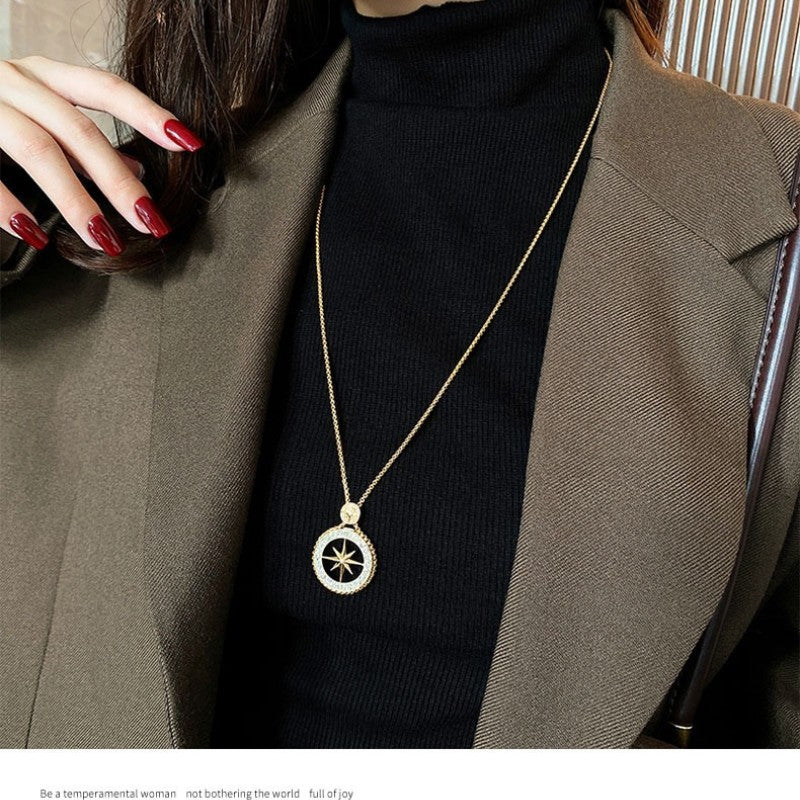 Women's Sweater Chain Fashionable Temperament Hip Hop Necklaces