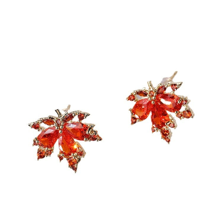 Maple Leaf Two-piece Special Interest Light Necklaces