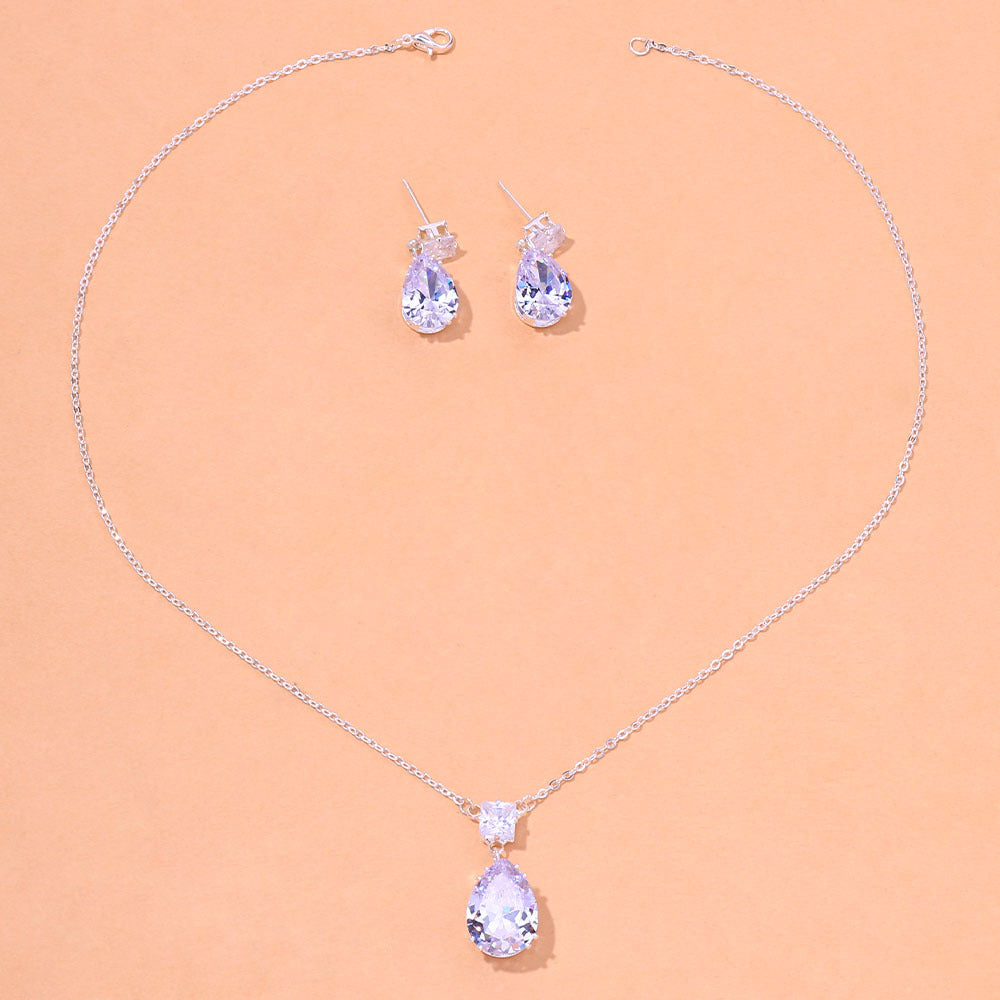 New Water Drops Bride Wedding Suite Jewelry Set