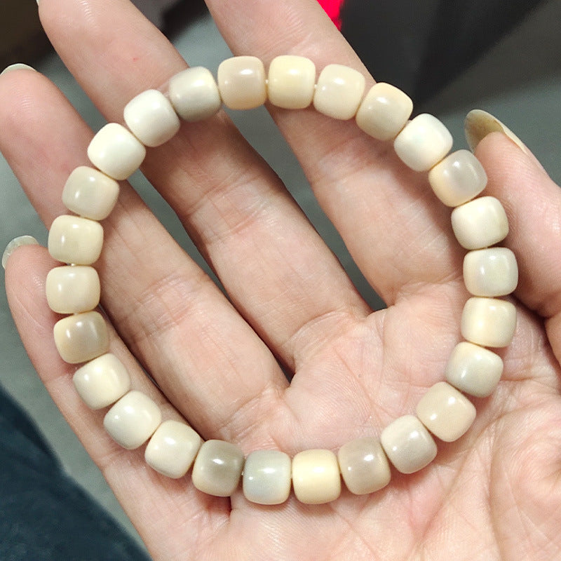 Women's & Men's Jade Bodhi Pieces Buddha Beads Scattered Long Strip Crafts Bracelet