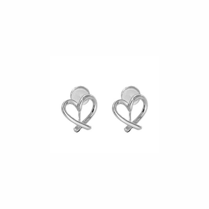 Needle Fashion Personality Peach Heart Simple Heart-shaped Small Earrings