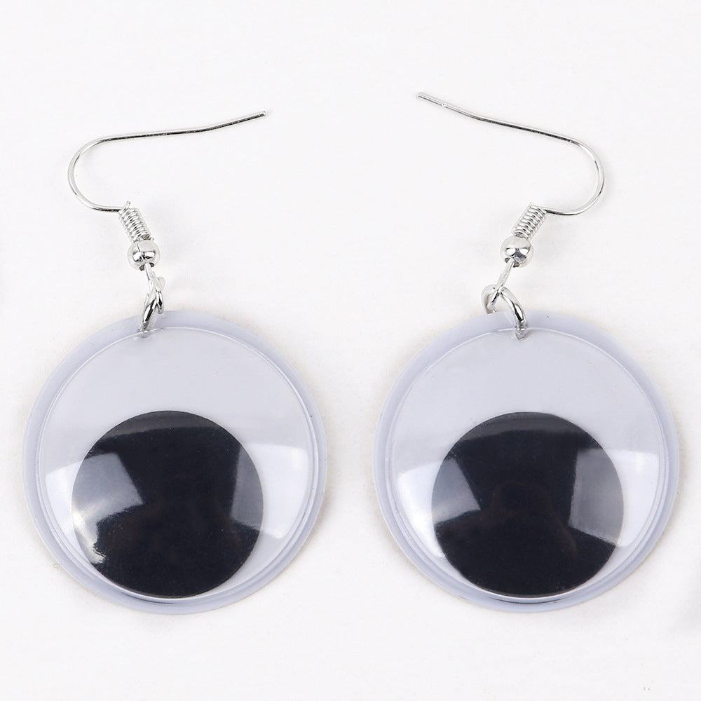 Retro Halloween Hip Hop Funny Party Earrings