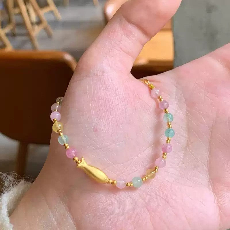Beaded Small Goldfish Simple Fashion High-grade Bracelet