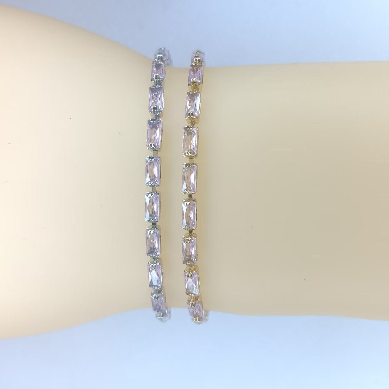 Sweet Little Princess Electroplated Zircon Style Bracelet