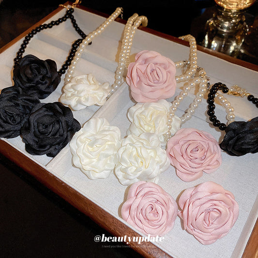 Sweet French Style Retro Elegant Clavicle Jewelry Set