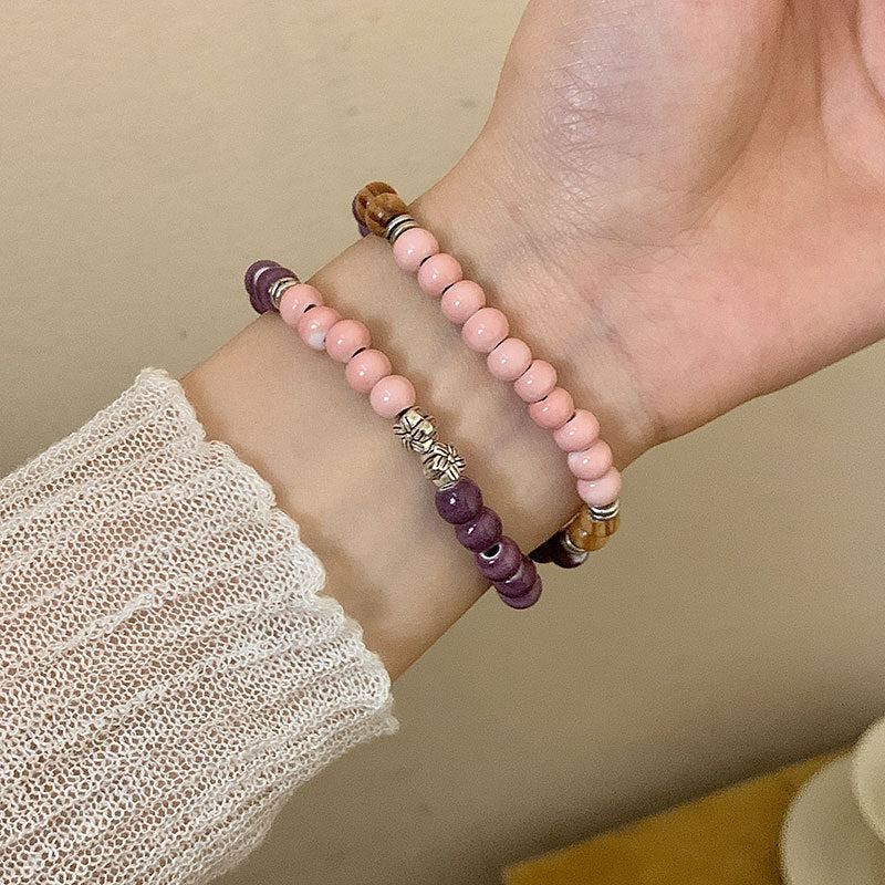 Niche Retro Chinese Beaded Handmade Stall Bracelets