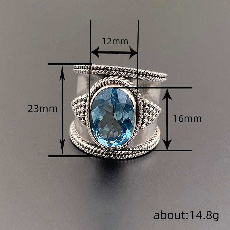 Live Broadcast Personalized Retro Thumb Female Rings