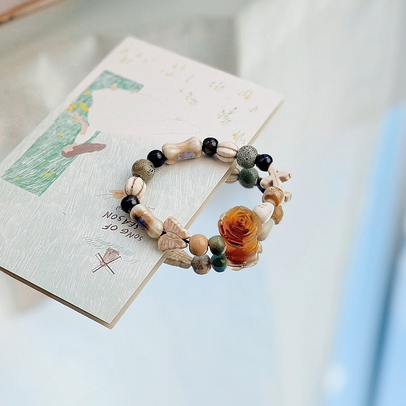 Women's Ceramic Summer High-grade Chinese Style National Bracelets