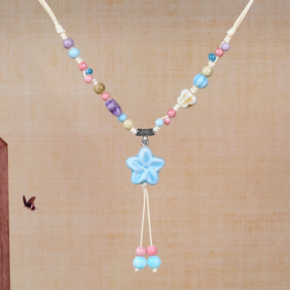Chinese Ethnic Style Butterfly Niche Ancient Necklaces