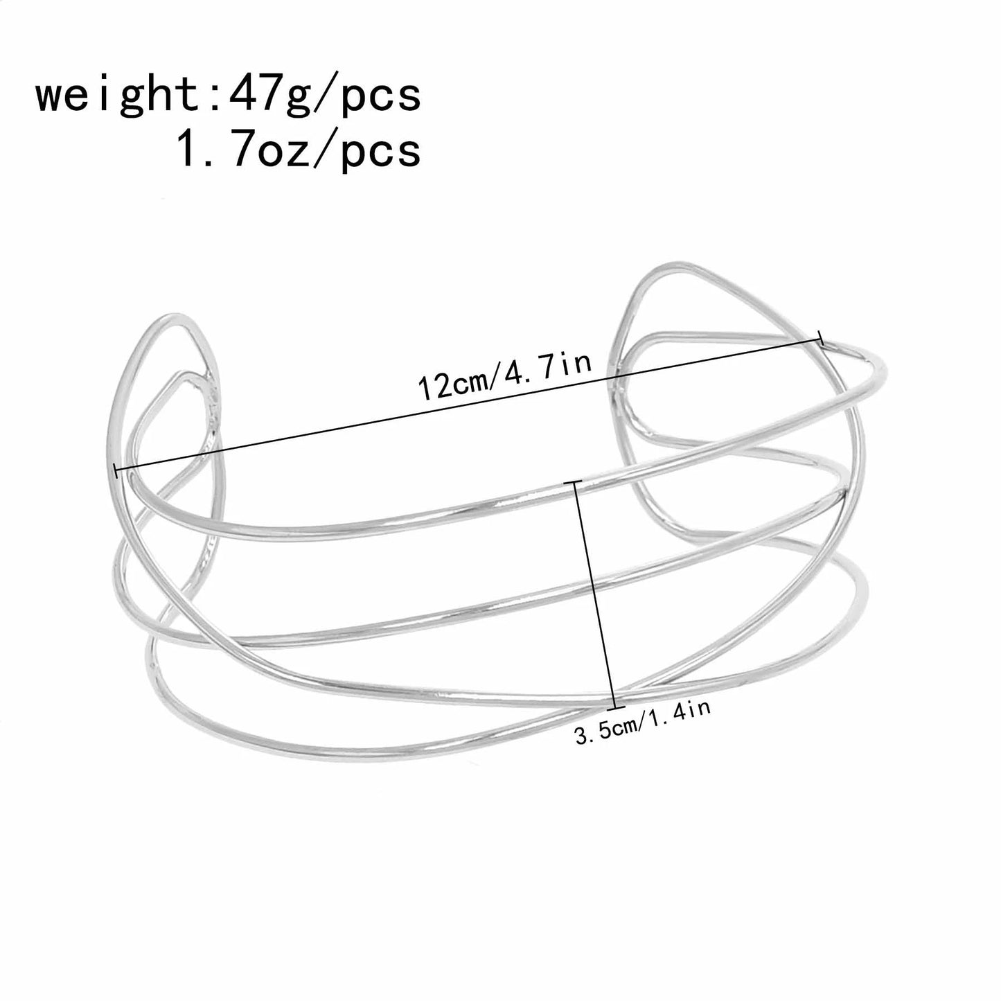 Women's Simple Cross Alloy Open Retro Irregular Rings