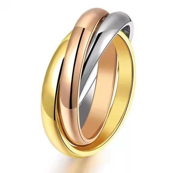 Moon Rotatable Titanium Steel Decompression Female Rings