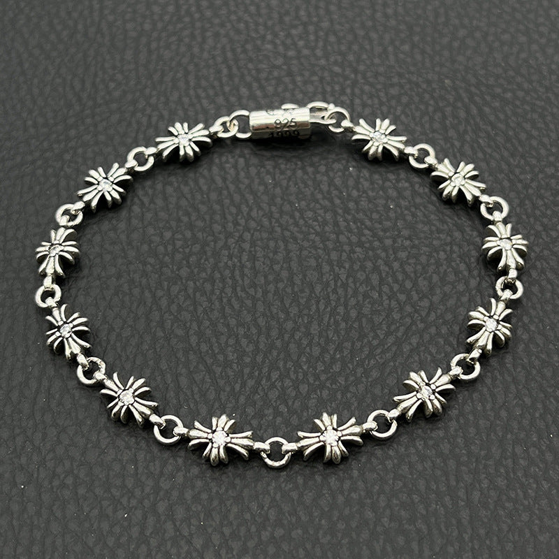 Women's & Men's Fashion Crook Vintage Sword Letter Dice Scout Bracelet
